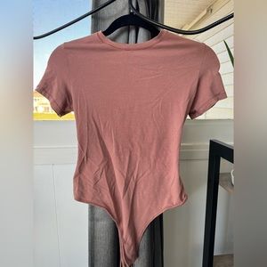 Skims Cotton Jersey T-Shirt Bodysuit